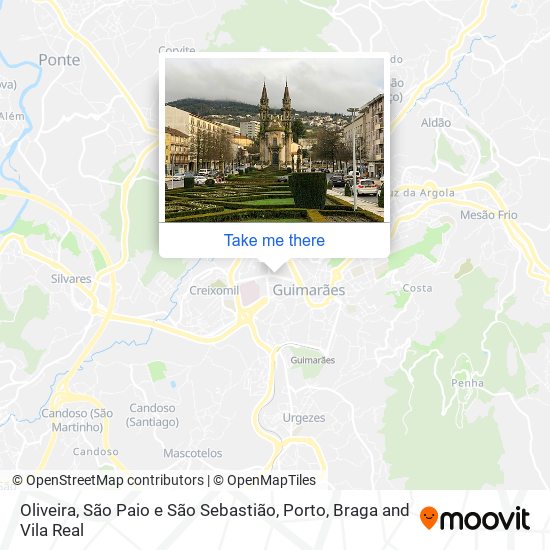 Oliveira, São Paio e São Sebastião map