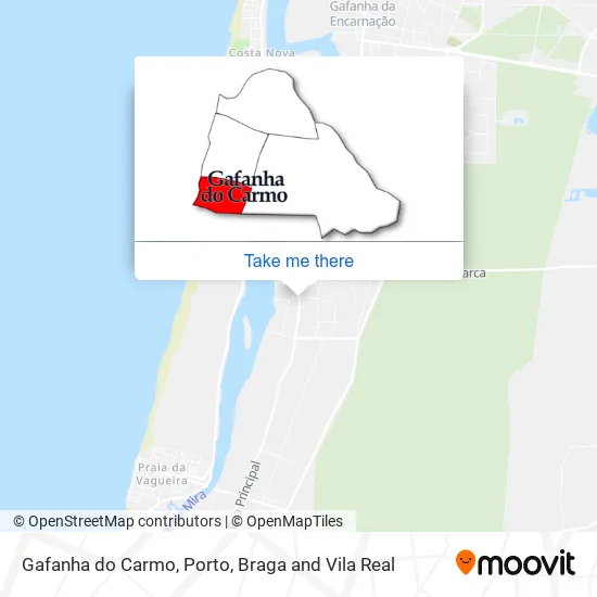 Gafanha do Carmo map