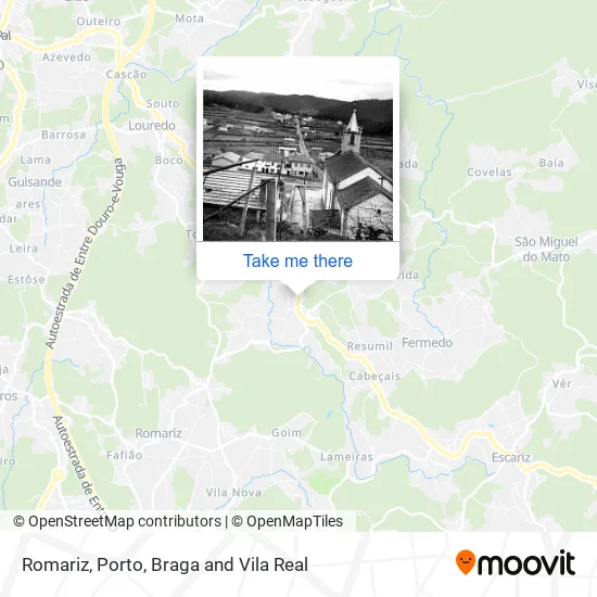 Romariz map