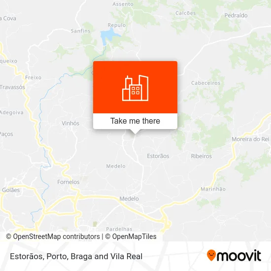 Estorãos map