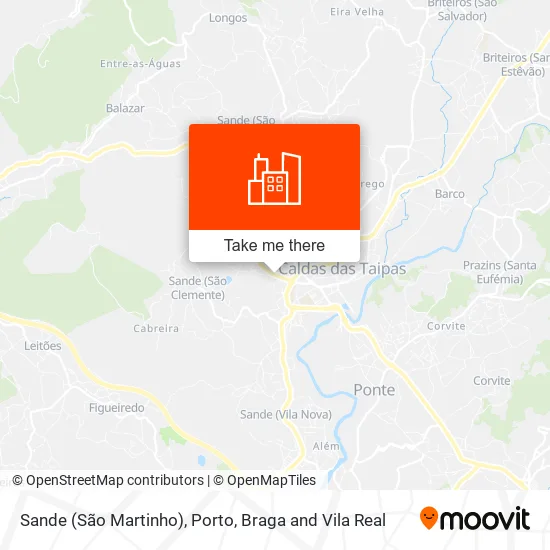 Sande (São Martinho) map