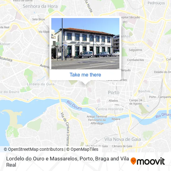 Lordelo do Ouro e Massarelos map
