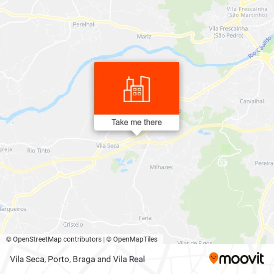 Vila Seca map