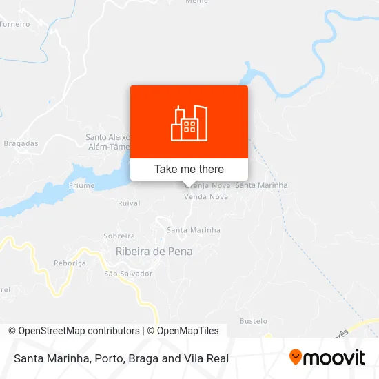 Santa Marinha map