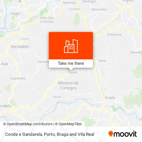 Conde e Gandarela map