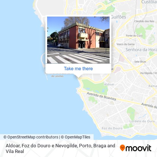 Aldoar, Foz do Douro e Nevogilde map