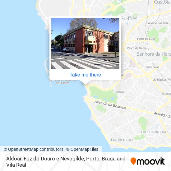 Aldoar, Foz do Douro e Nevogilde map