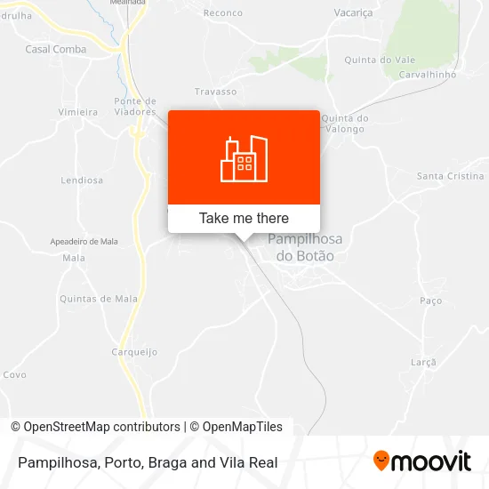 Pampilhosa map