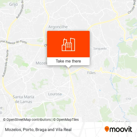 Mozelos map