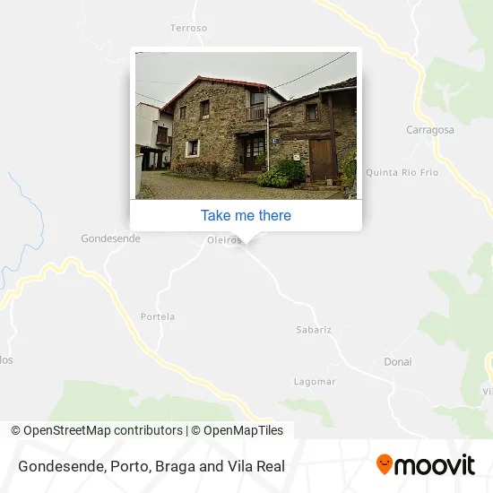 Gondesende map