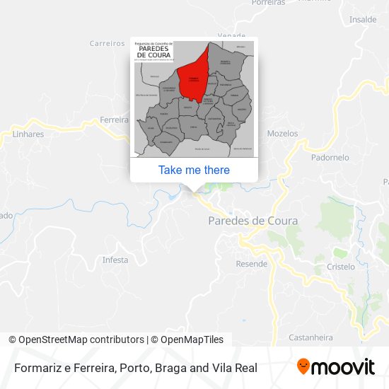 Formariz e Ferreira mapa