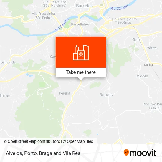 Alvelos map