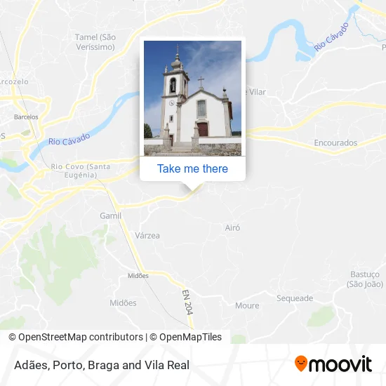Adães map