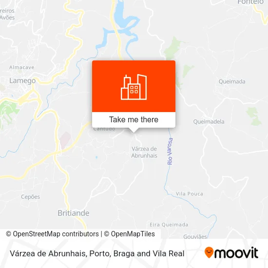 Várzea de Abrunhais map
