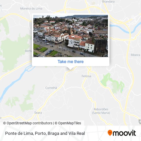 Ponte de Lima map