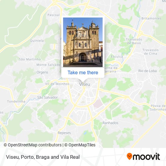 Viseu mapa