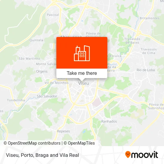 Viseu map