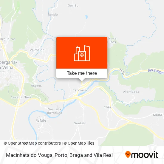 Macinhata do Vouga map