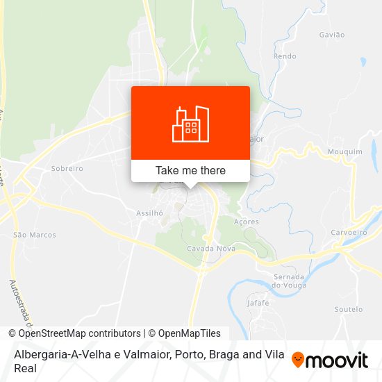Albergaria-A-Velha e Valmaior map