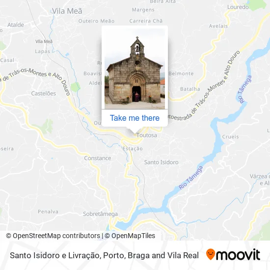 Santo Isidoro e Livração map