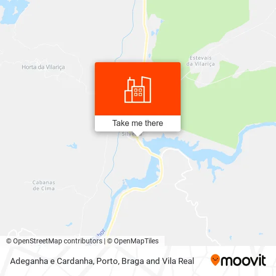 Adeganha e Cardanha map
