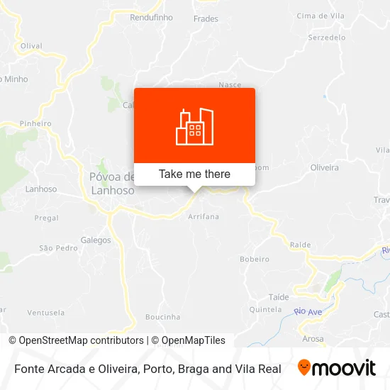 Fonte Arcada e Oliveira map