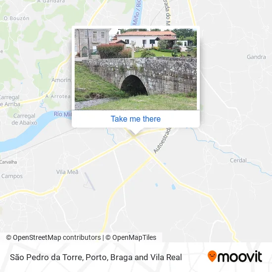 São Pedro da Torre map