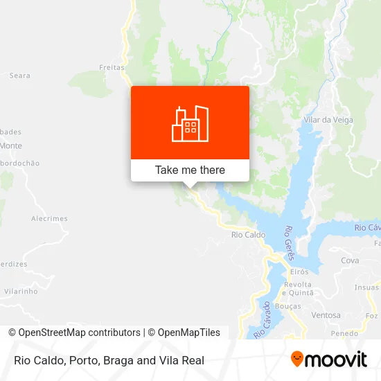 Rio Caldo map