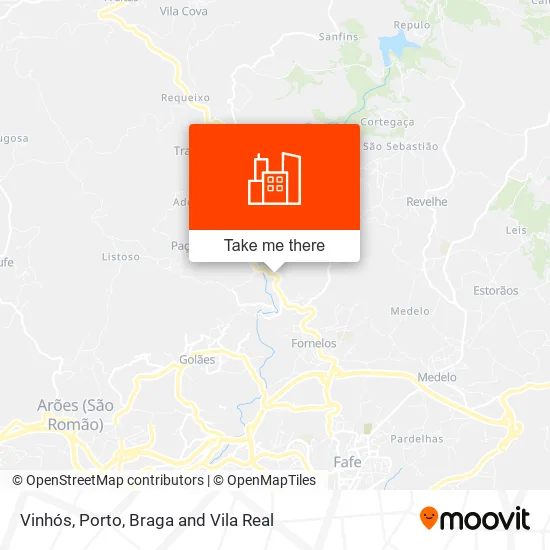 Vinhós map