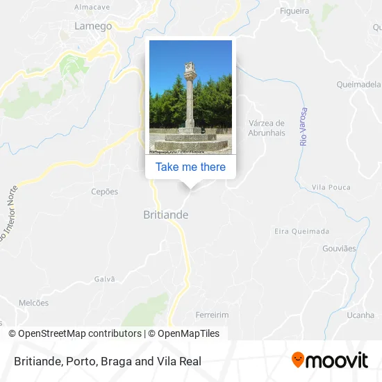 Britiande map