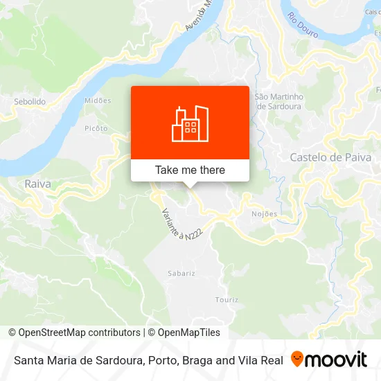 Santa Maria de Sardoura map