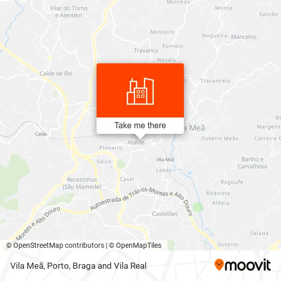 Vila Meã map