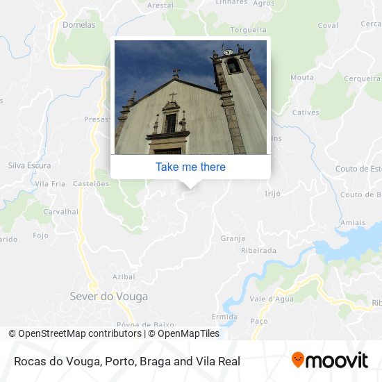 Rocas do Vouga map