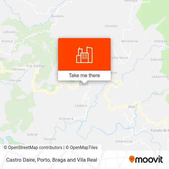 Castro Daire map
