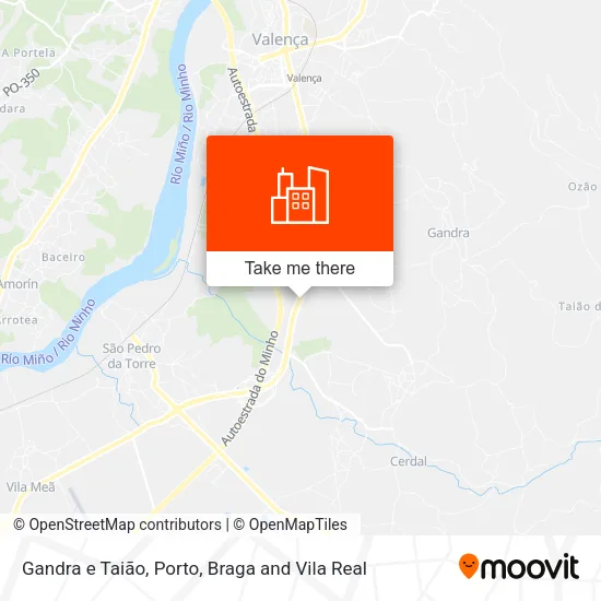 Gandra e Taião map