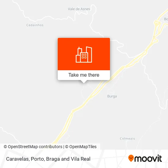 Caravelas map