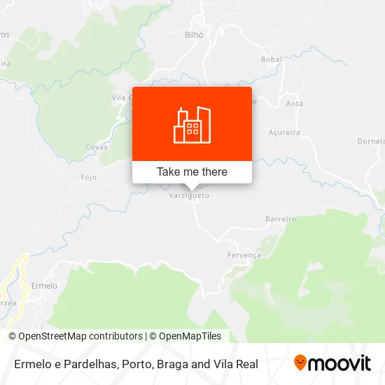 Ermelo e Pardelhas map