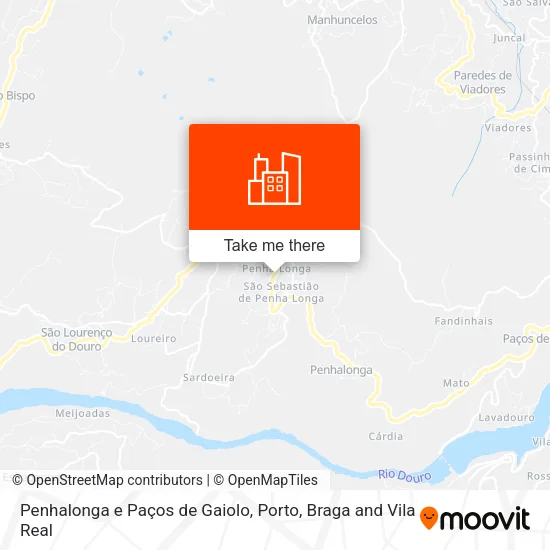 Penhalonga e Paços de Gaiolo map