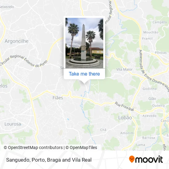 Sanguedo map
