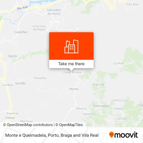 Monte e Queimadela map