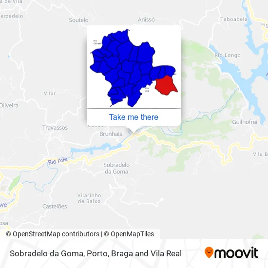 Sobradelo da Goma map