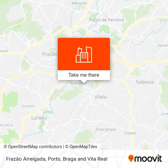 Frazão Arreigada map