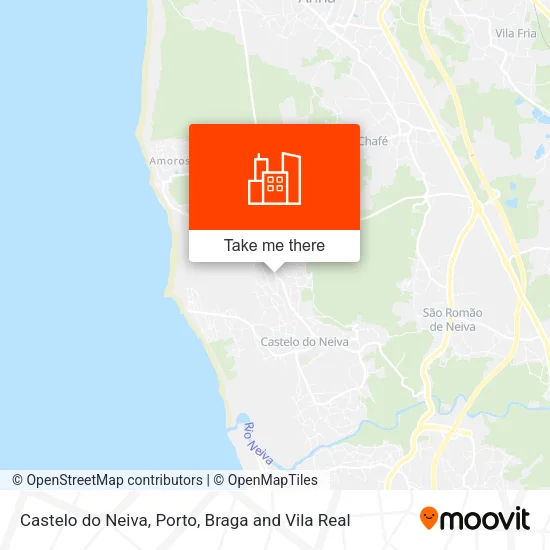 Castelo do Neiva map