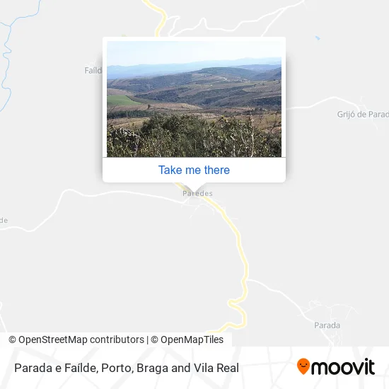 Parada e Faílde map