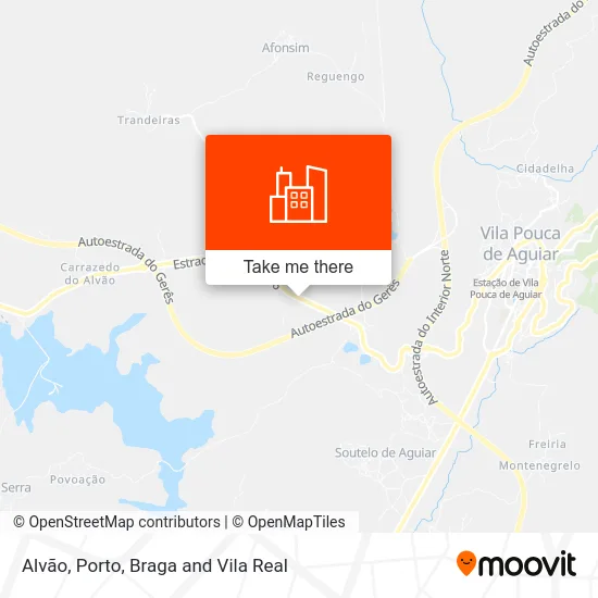 Alvão map