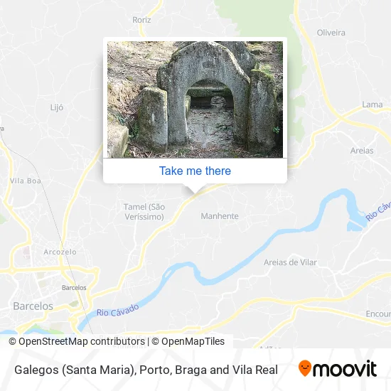 Galegos (Santa Maria) map