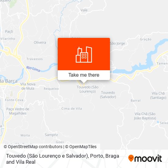 Touvedo (São Lourenço e Salvador) map