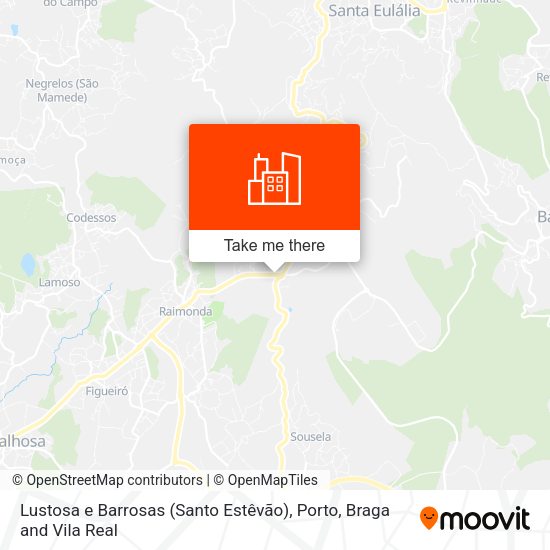 Lustosa e Barrosas (Santo Estêvão) map