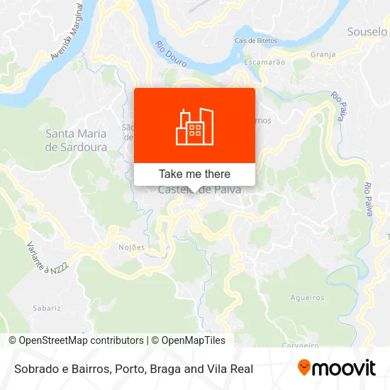 Sobrado e Bairros map