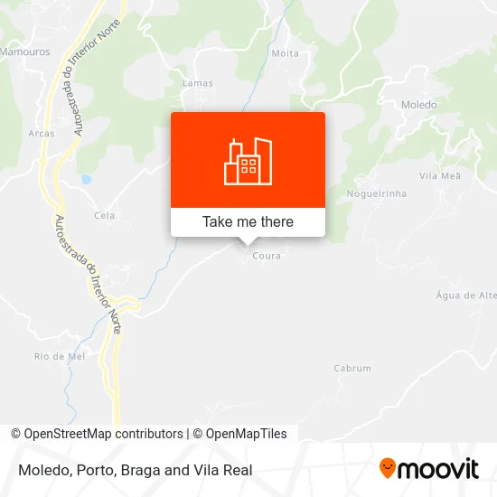 Moledo map